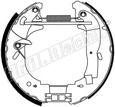 Комплект тормозных колодок FAST KIT fri.tech. купить