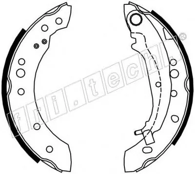 Комплект тормозных колодок REPARATION KIT fri.tech. купить