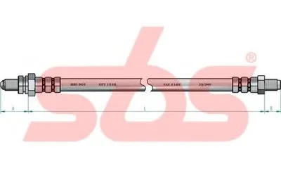 Тормозной шланг sbs купить