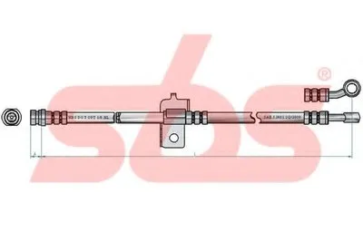 Тормозной шланг sbs купить