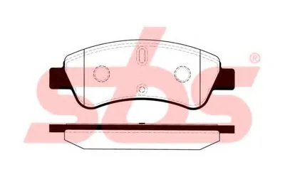 Комплект тормозных колодок, дисковый тормоз sbs купить