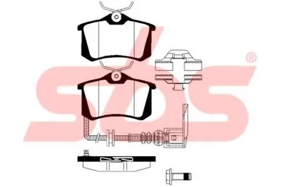 Комплект тормозных колодок, дисковый тормоз sbs купить