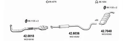 Система выпуска ОГ ASSO купить