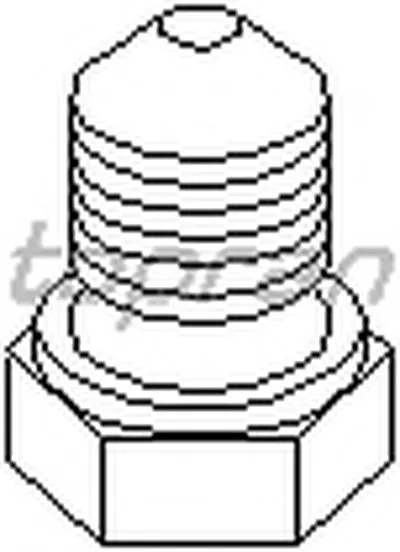 Резьбовая пробка, масляный поддон TOPRAN купить