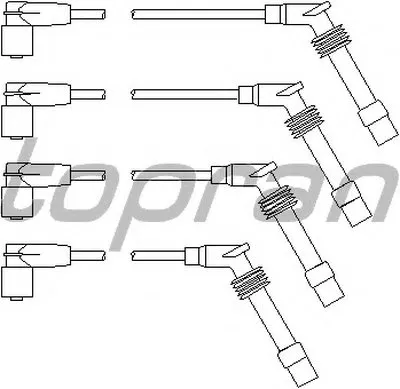 Комплект проводов зажигания TOPRAN купить
