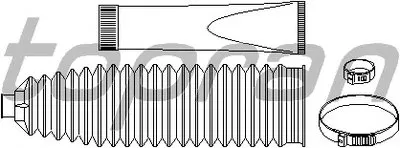 Комплект пылника, рулевое управление TOPRAN купить