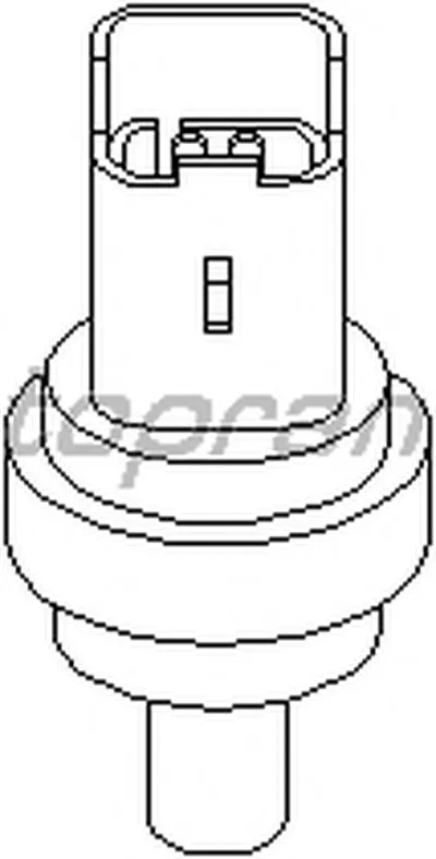 Датчик, температура охлаждающей жидкости TOPRAN купить