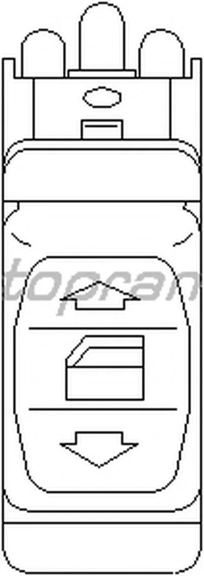 Выключатель, стеклолодъемник TOPRAN купить