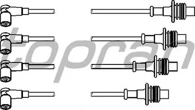 Комплект проводов зажигания TOPRAN купить