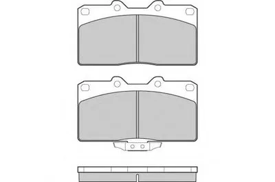 Комплект тормозных колодок, дисковый тормоз E.T.F. купить