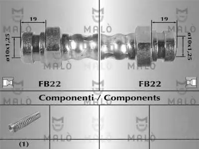 Тормозной шланг MALÒ купить