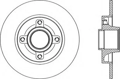 Тормозной диск ADAPTIVE OPEN PARTS купить