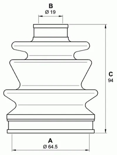 Комплект пылника, приводной вал SPIN OPEN PARTS купить