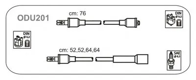 Комплект проводов зажигания JANMOR купить