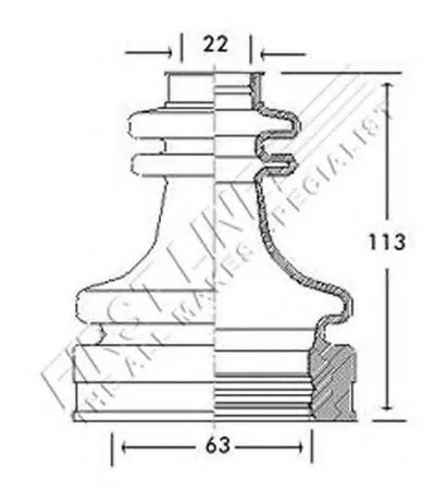Пыльник, приводной вал FIRST LINE купить
