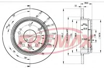 Тормозной диск Premium Carbon + FREMAX купить