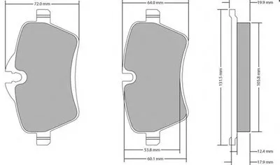 Комплект тормозных колодок, дисковый тормоз FREMAX купить