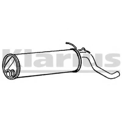 Глушитель выхлопных газов конечный KLARIUS купить