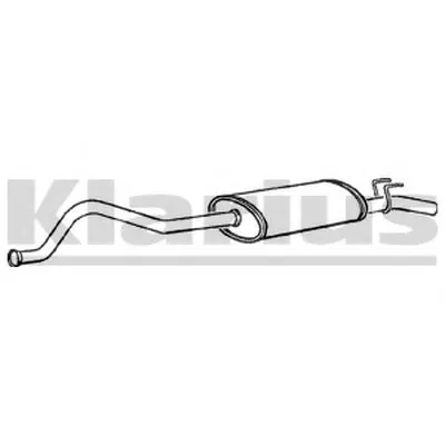 Глушитель выхлопных газов конечный KLARIUS купить