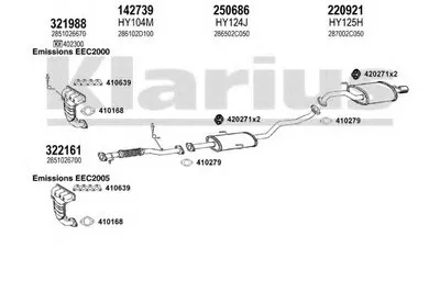 Система выпуска ОГ KLARIUS купить