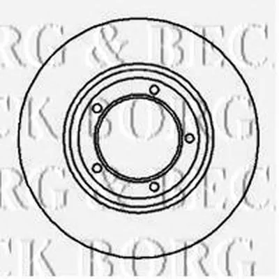 Тормозной диск BORG & BECK купить
