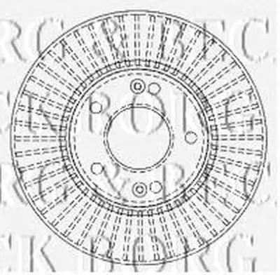 Тормозной диск BORG & BECK купить