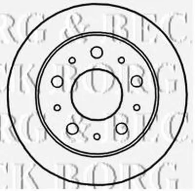 Тормозной диск BORG & BECK купить