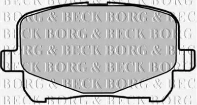 Комплект тормозных колодок, дисковый тормоз BORG & BECK купить