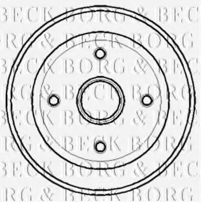 Тормозной барабан BORG & BECK купить