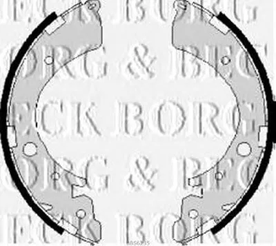 Комплект тормозных колодок BORG & BECK купить