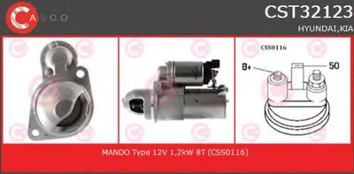 Стартер GENUINE SERIES CASCO купить