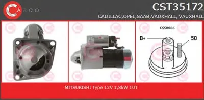 Стартер GENUINE SERIES CASCO купить