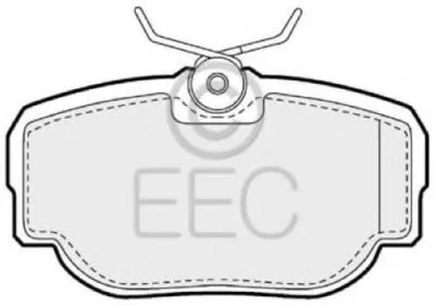 Комплект тормозных колодок, дисковый тормоз EEC купить