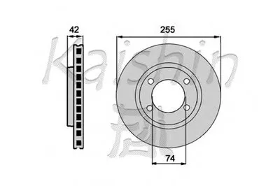 Тормозной диск KAISHIN купить