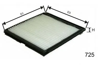 Фильтр, воздух во внутренном пространстве MISFAT MISFAT купить