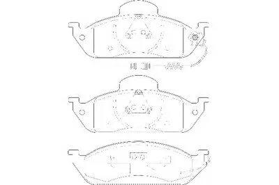 Комплект тормозных колодок, дисковый тормоз WAGNER купить
