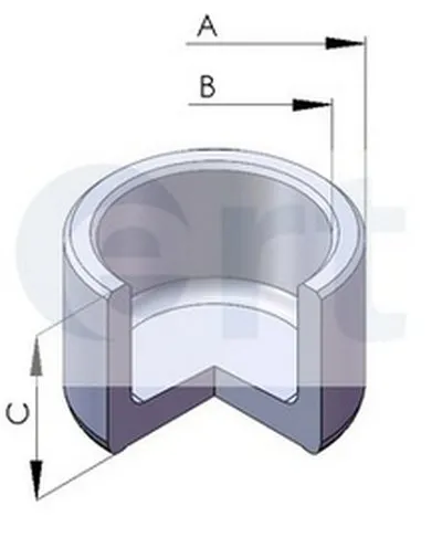 Поршень, корпус скобы тормоза ERT купить
