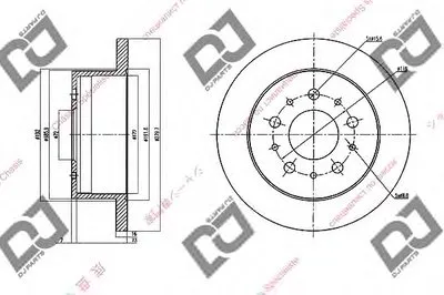 Тормозной диск DJ PARTS купить