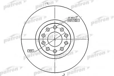 Тормозной диск PATRON купить