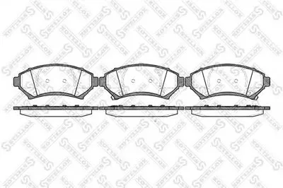 Комплект тормозных колодок, дисковый тормоз STELLOX купить