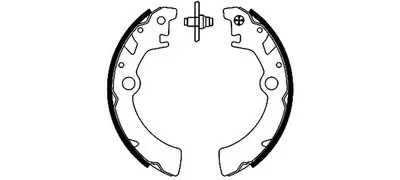 Комплект тормозных колодок HELLA PAGID купить