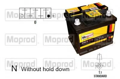 Стартерная аккумуляторная батарея Moprod QUINTON HAZELL купить