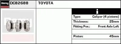 Тормозной суппорт Remanufactured REMY (Multiline) DELCO REMY купить