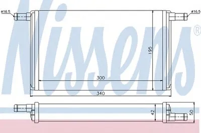 Теплообменник, отопление салона NISSENS купить