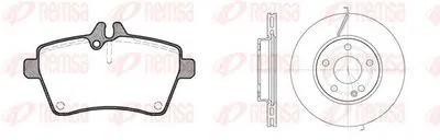 Комплект тормозов, дисковый тормозной механизм Twin Kit REMSA купить