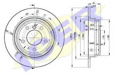 Тормозной диск ICER купить