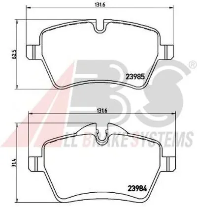 Комплект тормозных колодок, дисковый тормоз SPORTLINE A.B.S. купить