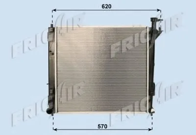 Радиатор, охлаждение двигателя FRIGAIR купить