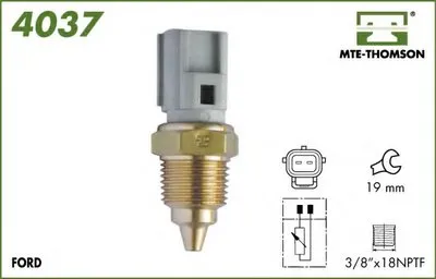 Датчик, температура масла; Датчик, температура охлаждающей жидкости; Датчик, температура охлаждающей жидкости; Датчик, температура охлаждающей жидкости MTE-THOMSON купить