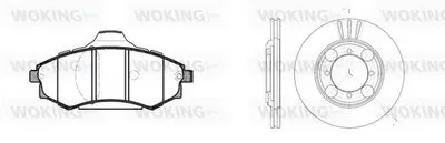 Комплект тормозов, дисковый тормозной механизм WOKING купить
